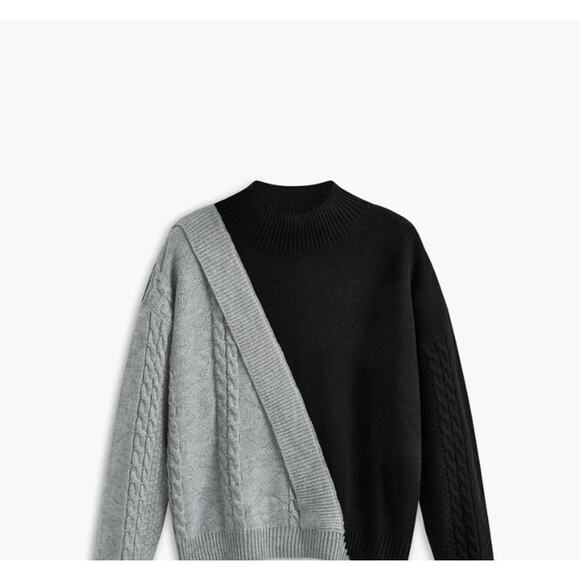 Commense Oversized Color Block Pullover Sweater Size  8-10 - Picture 5 of 6